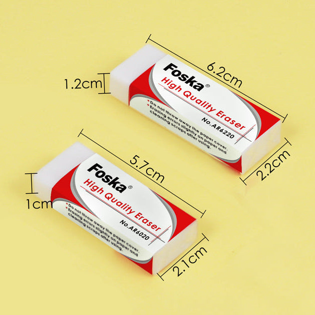White Soft PVC Block Eraser