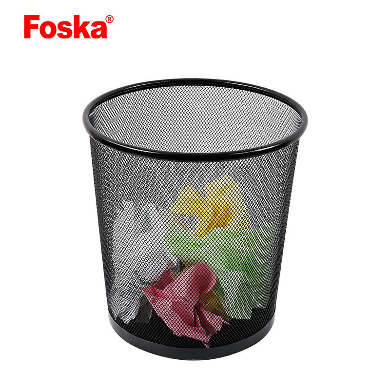 Metal Mesh Wastebasket