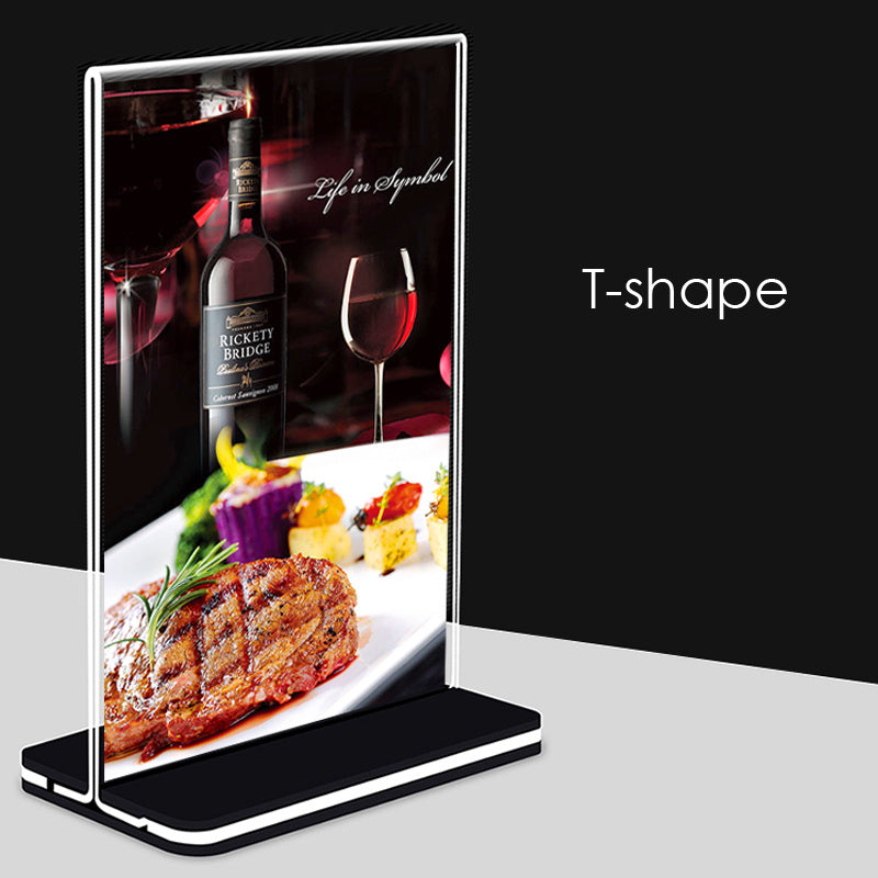 Acrylic Sign Holder Display Stand