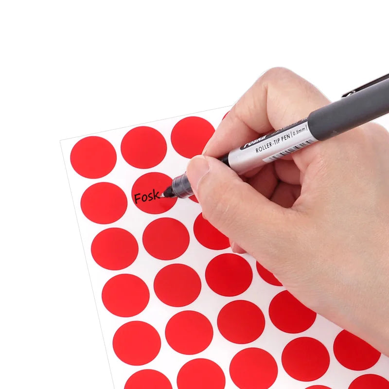 Round Colour Dot Sticker Labels 19 mm – 10 Sheets