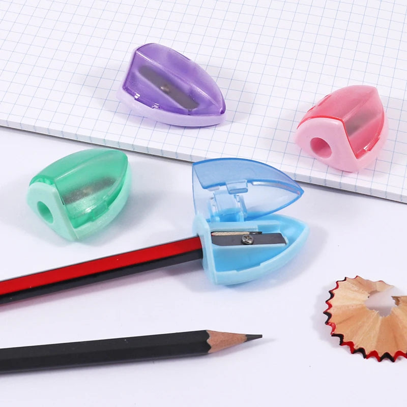 Single-Hole Pencil Sharpener with Cap