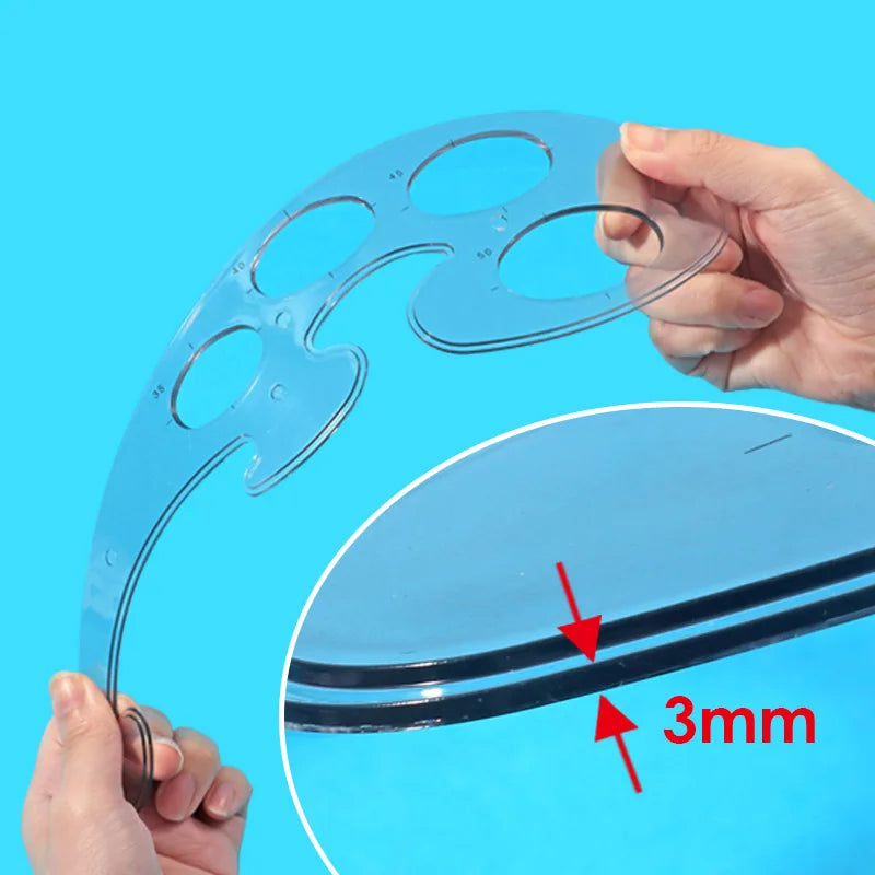 French Curve Ruler Set – 3 Pieces