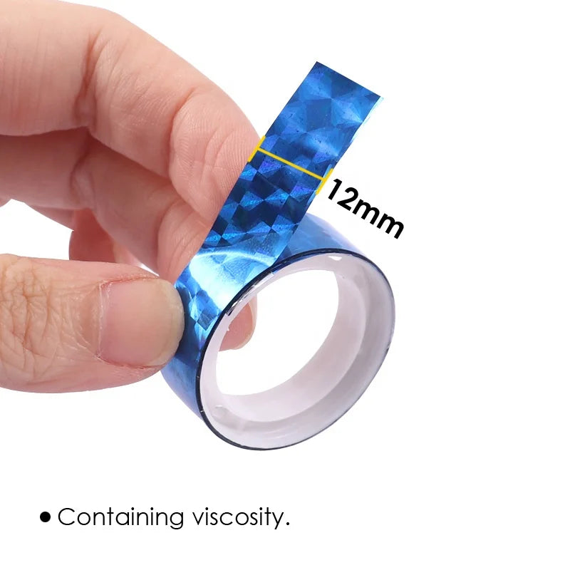 Holographic Glitter Decorating Tape 12mm x 2.5m – Box of 72