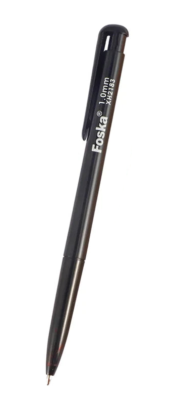 Plastic Ballpoint Pen 1.0mm – Black Ink