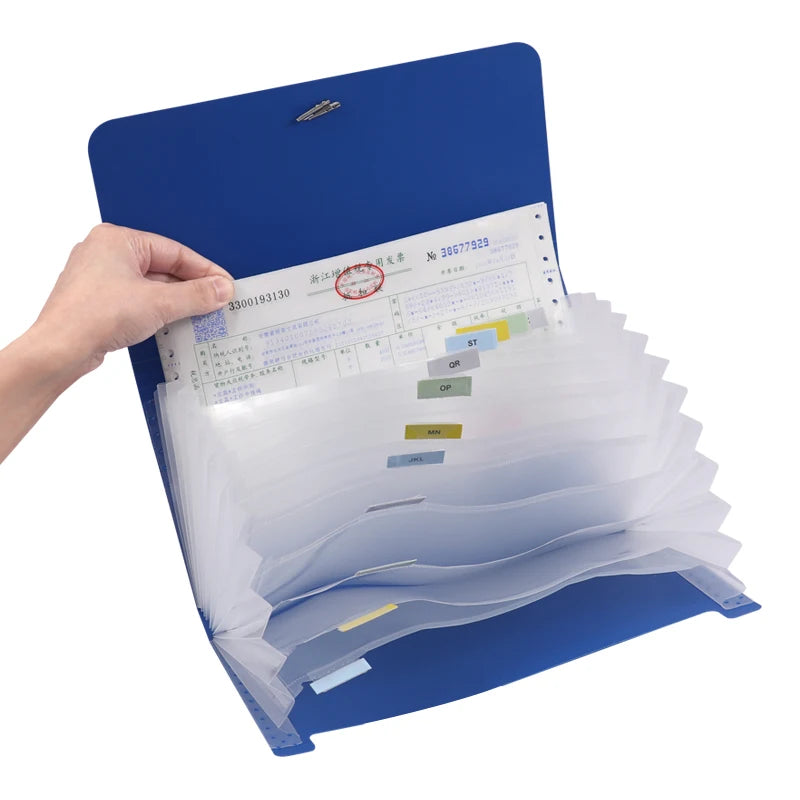 Cheque Size Expanding File Bag – 13 Layers