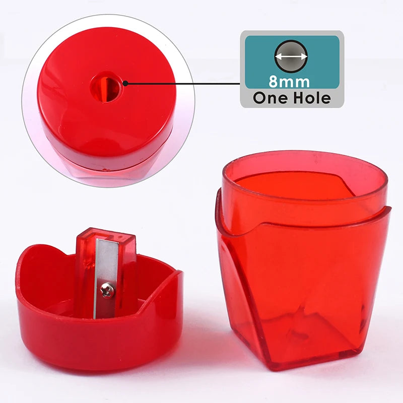 Flip-Top Pencil Sharpener with 8mm Hole