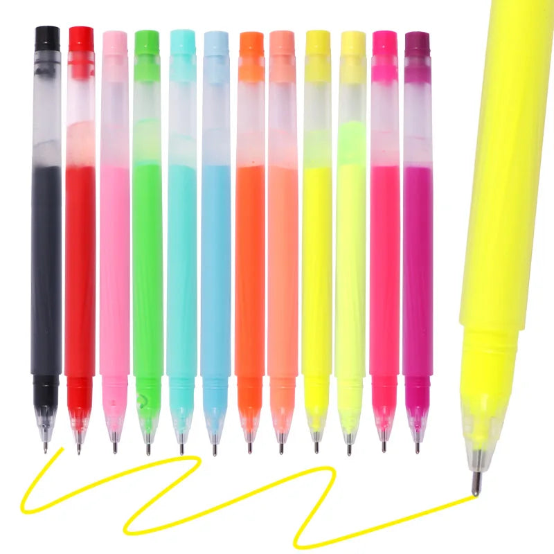 Metallic & Neon Gel Pen Set – 24 Colours in Reusable Box