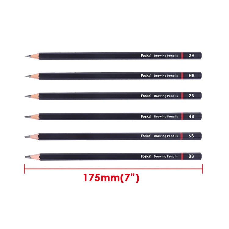Hexagonal Wooden Drawing Pencils – Box of 12