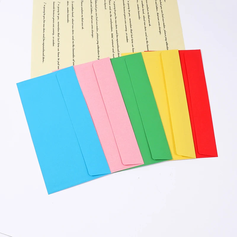 Coloured Peel and Seal Window Invitation Envelope 110 x 220mm