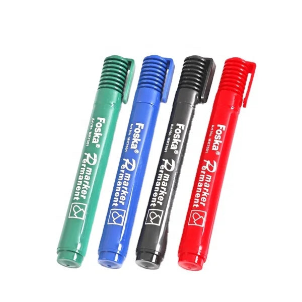 Bullet Tip Permanent Marker Set – 4 Pack