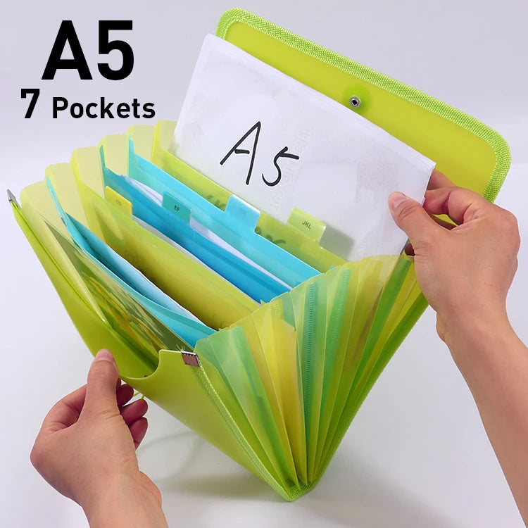 Expanding File Bag – 7 or 13 Pockets