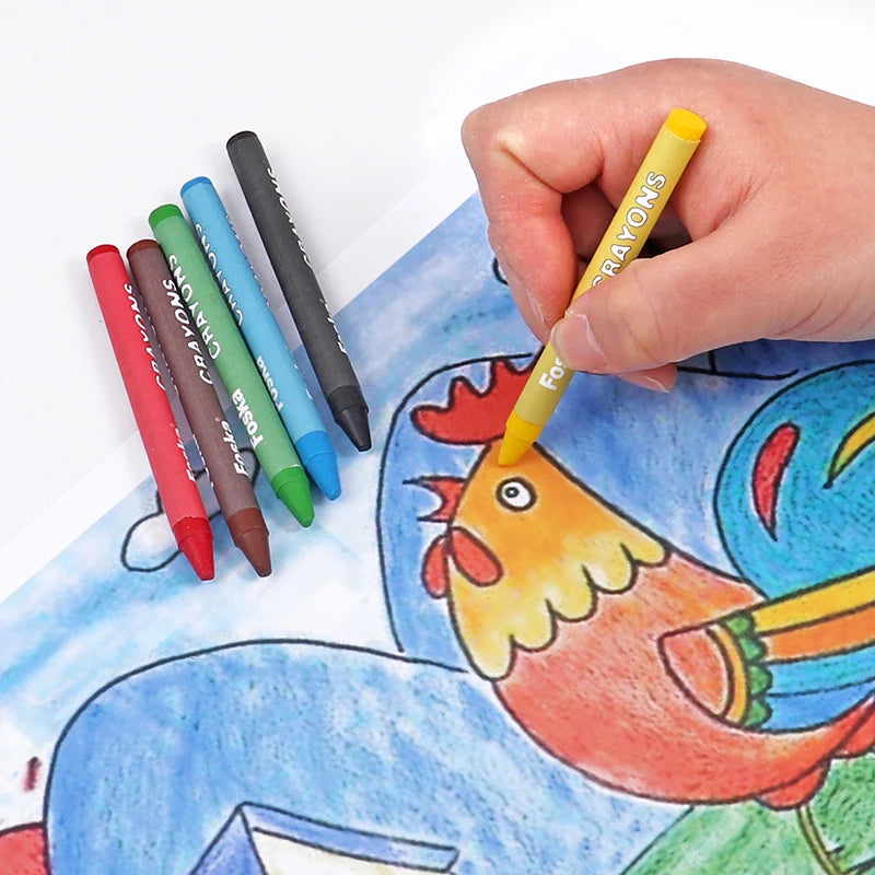Wax Crayons for Kids – Set of 24