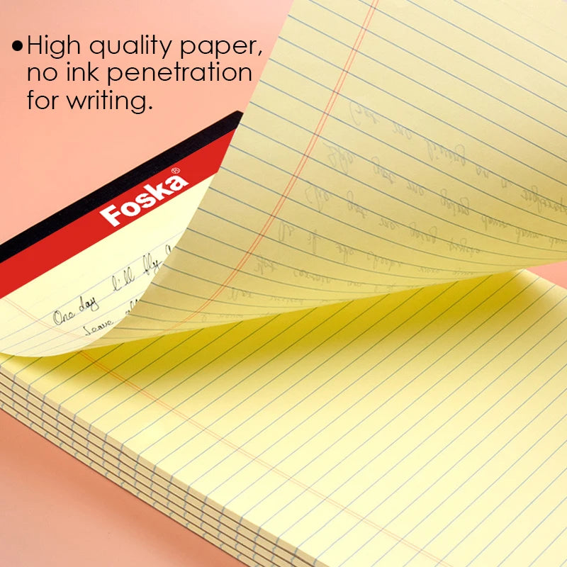 Yellow Legal Pad Wide Ruled 50 Sheets