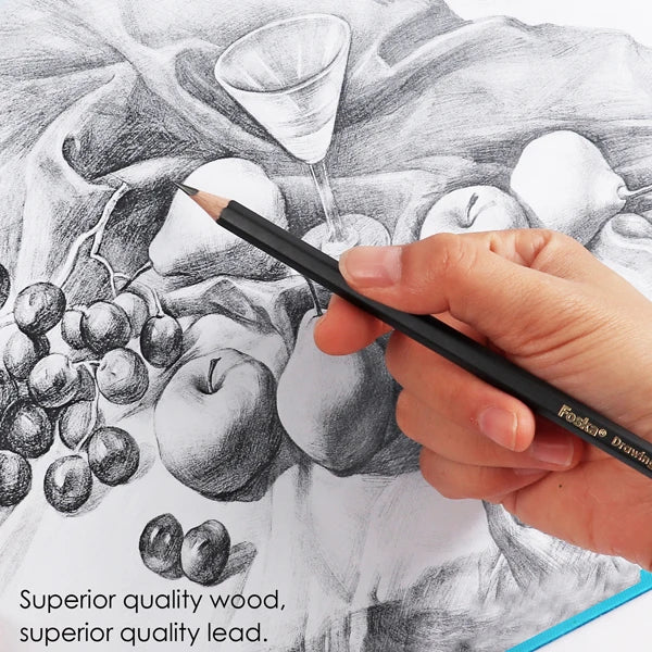 Hexagonal Wooden Drawing Pencils – Box of 12