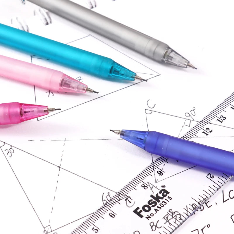 Plastic Click Mechanical Pencil with Metal Holder