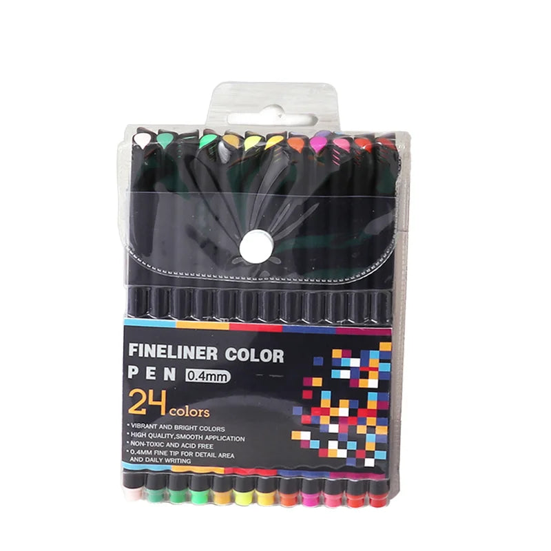 Fine-Tip Fineliner Marker Pens