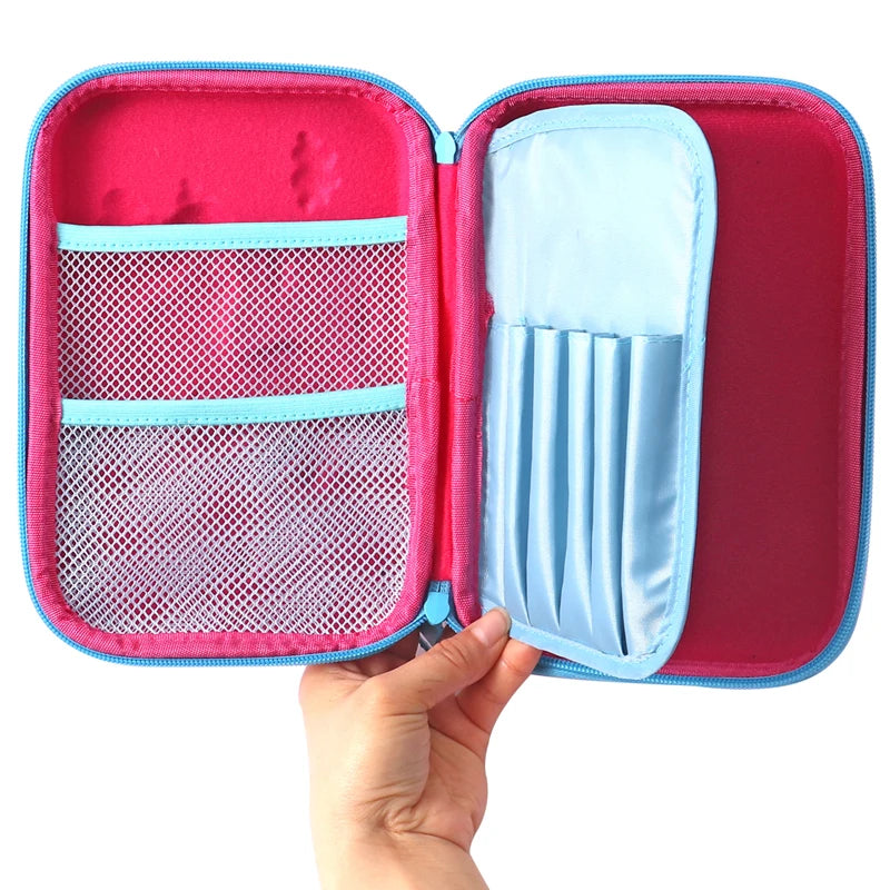 3D EVA Animal Cartoon Pencil Case – Large Capacity