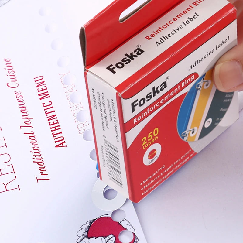 Hole Reinforcing Ring Labels – Roll of 250