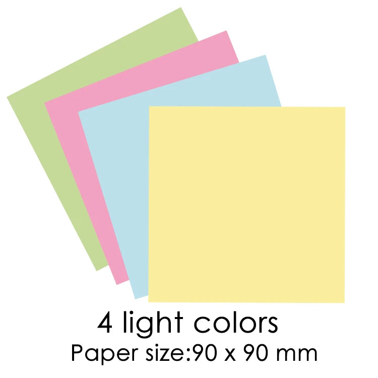 Four-Colour Sticky Memo Block 90 x 90 mm – 750 Sheets