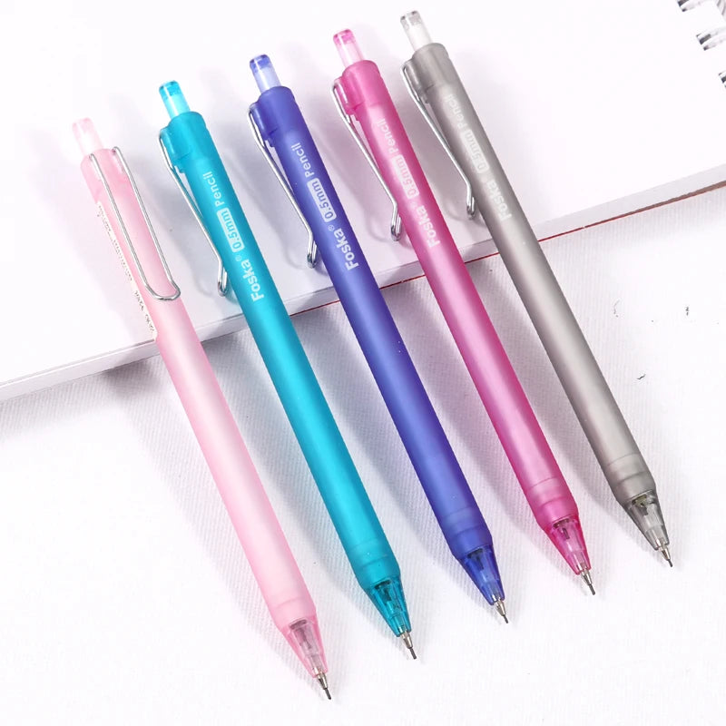 Plastic Click Mechanical Pencil with Metal Holder