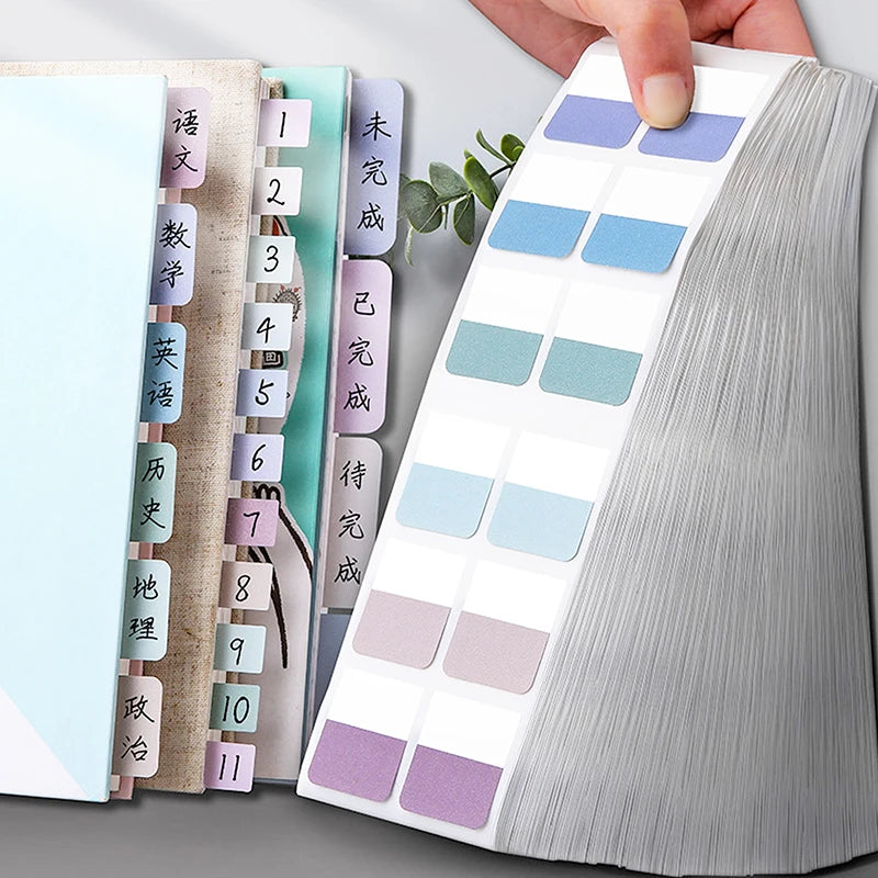 Repositionable Sticky Index Tabs 25 x 28 mm – Pack of 120