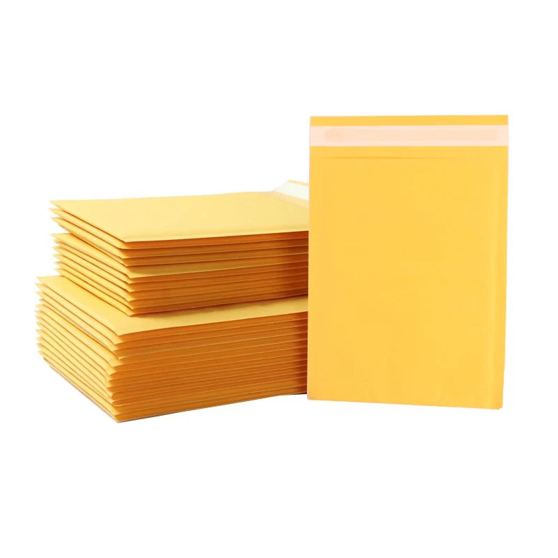 Yellow Kraft Bubble Padded Mailer Envelopes