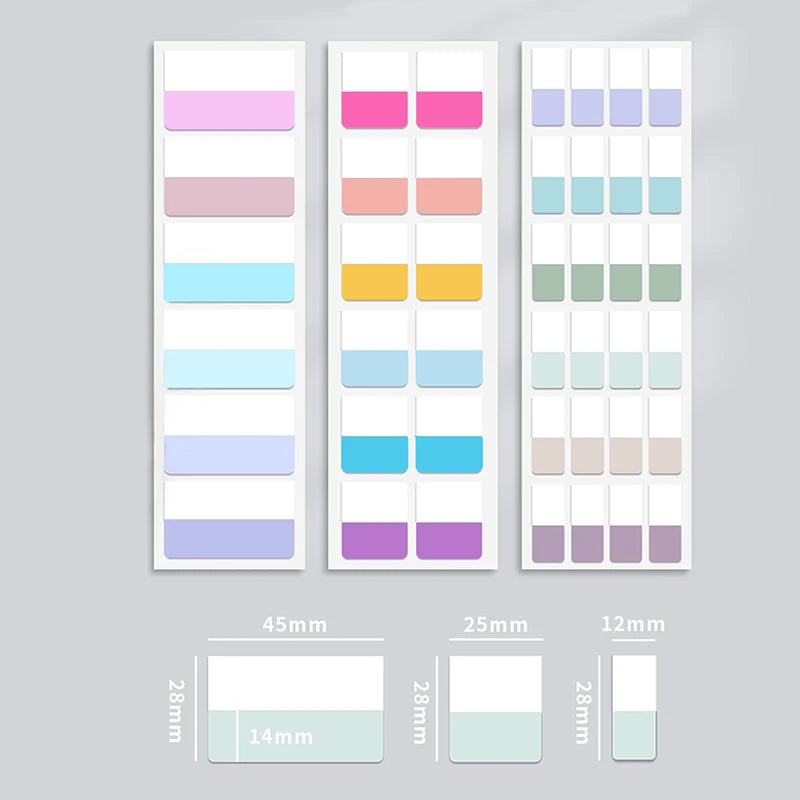 Repositionable Sticky Index Tabs 25 x 28 mm – Pack of 120