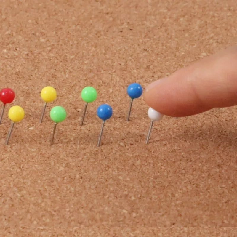 Ball Head Metal Map Pins 5mm – Box of 100