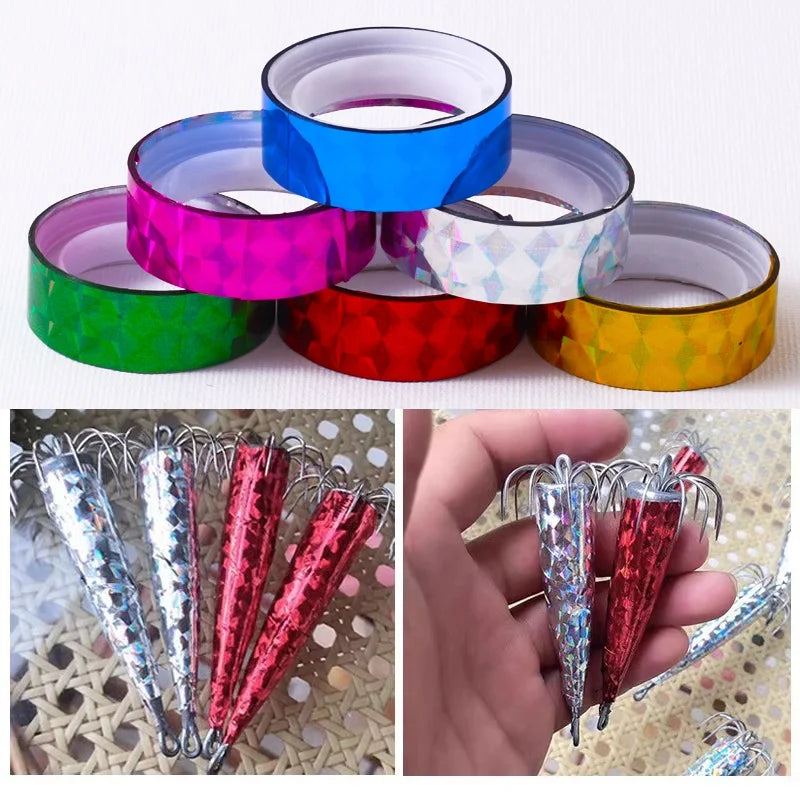 Holographic Glitter Decorating Tape 12mm x 2.5m – Box of 72