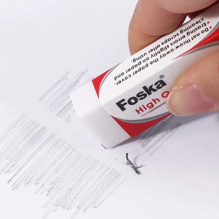White Soft PVC Block Eraser