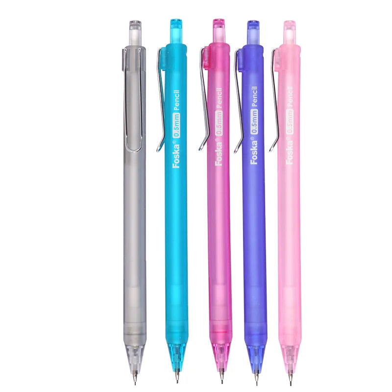 Plastic Click Mechanical Pencil with Metal Holder