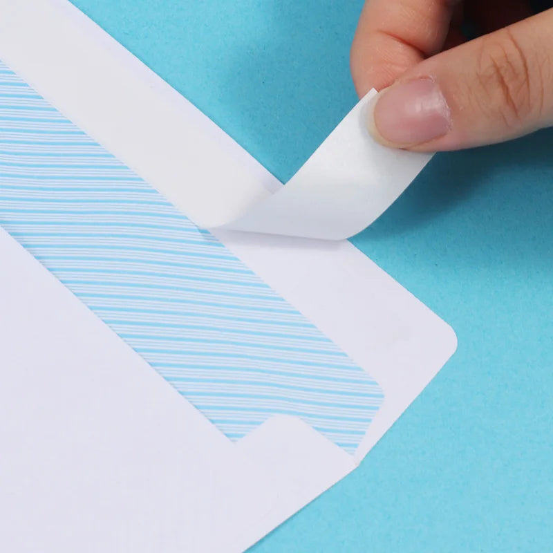 White Peel and Seal Window Mailing Envelope 110 x 220 mm – Pack of 25