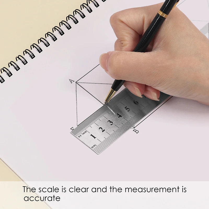 Stainless Steel Straight Ruler – 30 cm, 60 cm or 100 cm