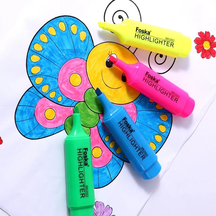 Highlighter Marker Pen Set – 4 Colours