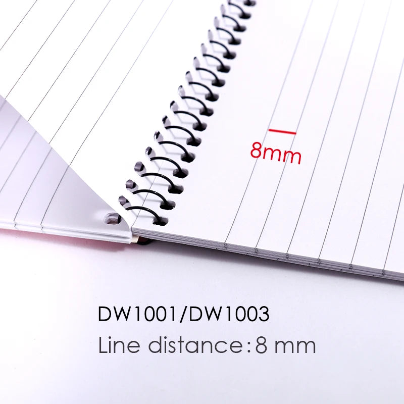Spiral Bound Lined Notebook 5 x 8 Inch – 50 Sheets
