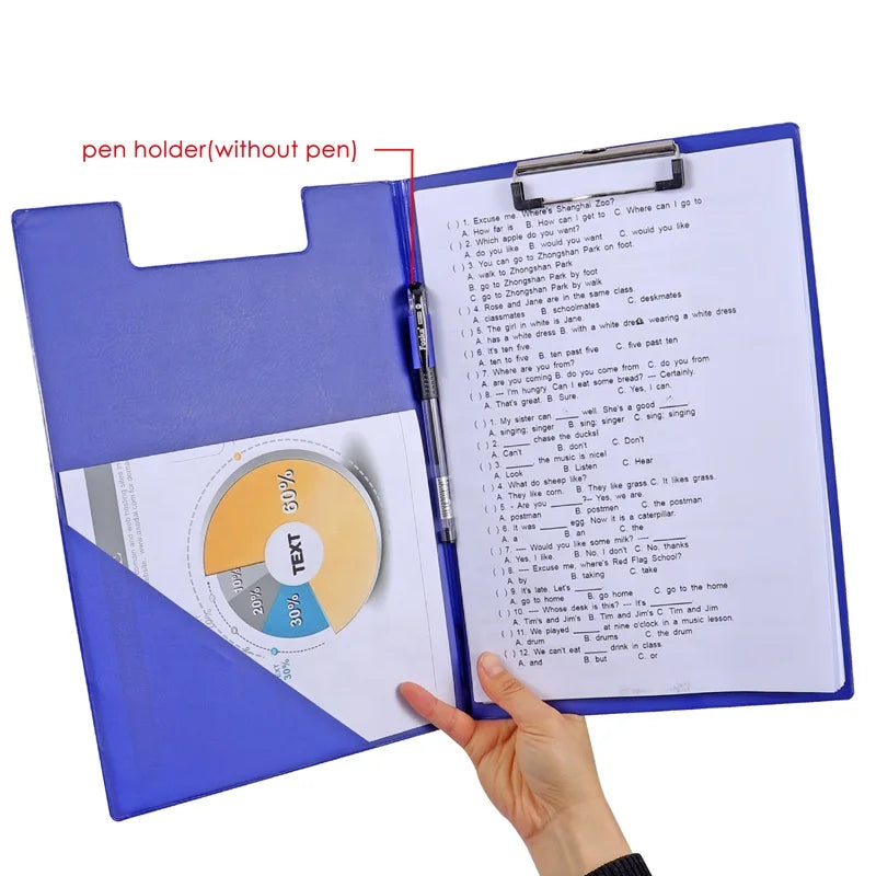 FC Clipboard Folder with Pen Holder
