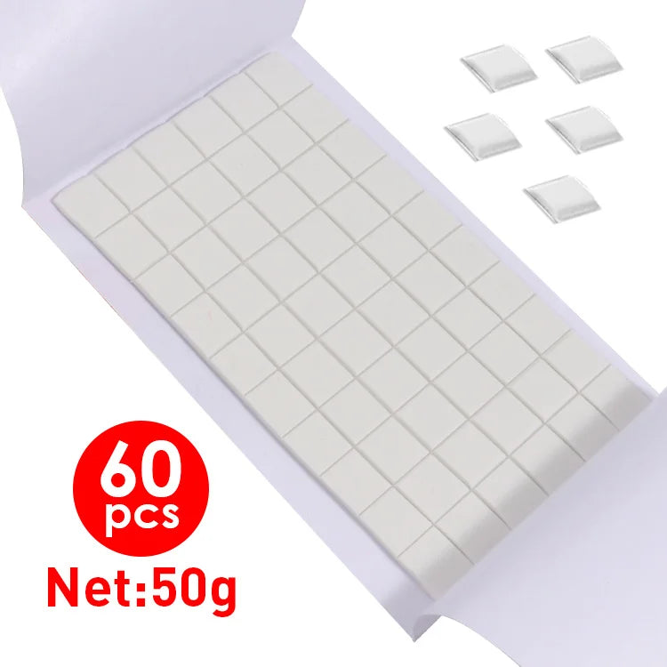 Removable Reusable Sticky Tack Strips 50g – White