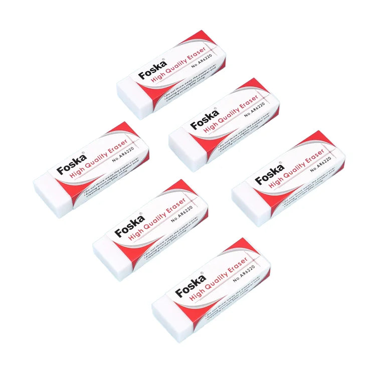 White Soft PVC Block Eraser