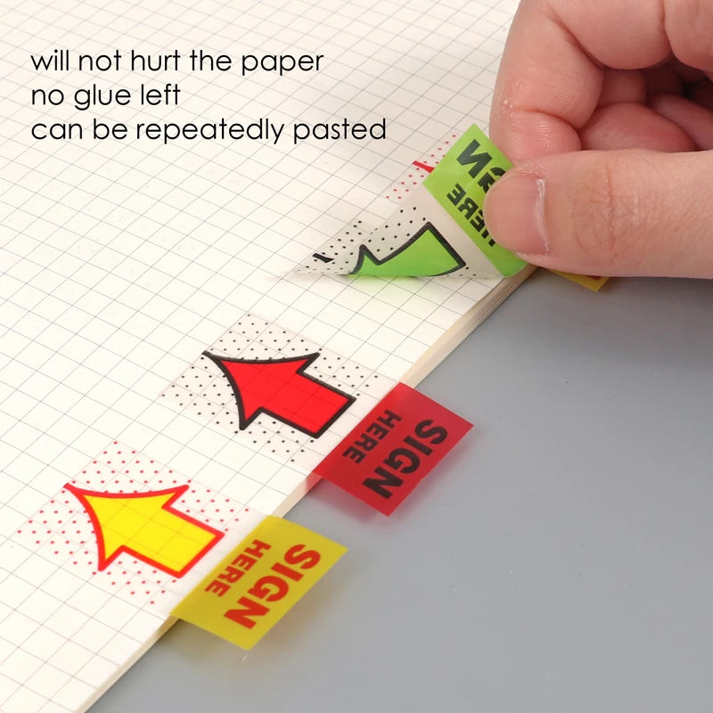 Sign Here Sticky Index Flags 25 x 45 mm – 50 Sheets