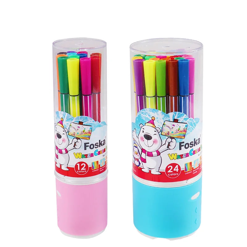 Non-Toxic Watercolor Brush Marker Pens