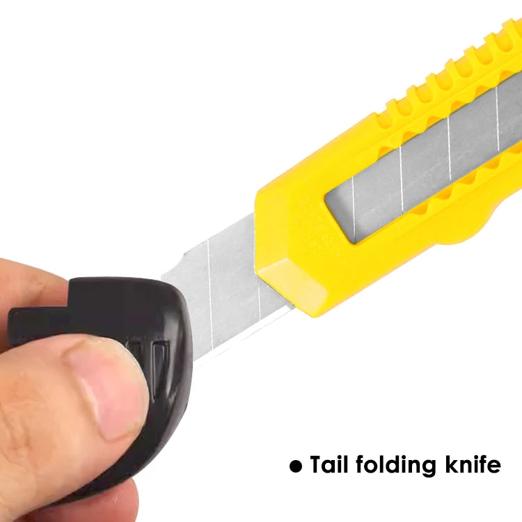 Heavy Duty Snap-Off Utility Knife with Safety Retractable Blade