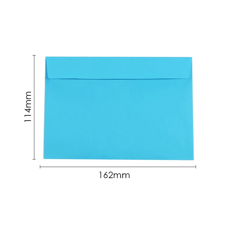 Coloured Peel and Seal Window Envelope 114 x 162mm