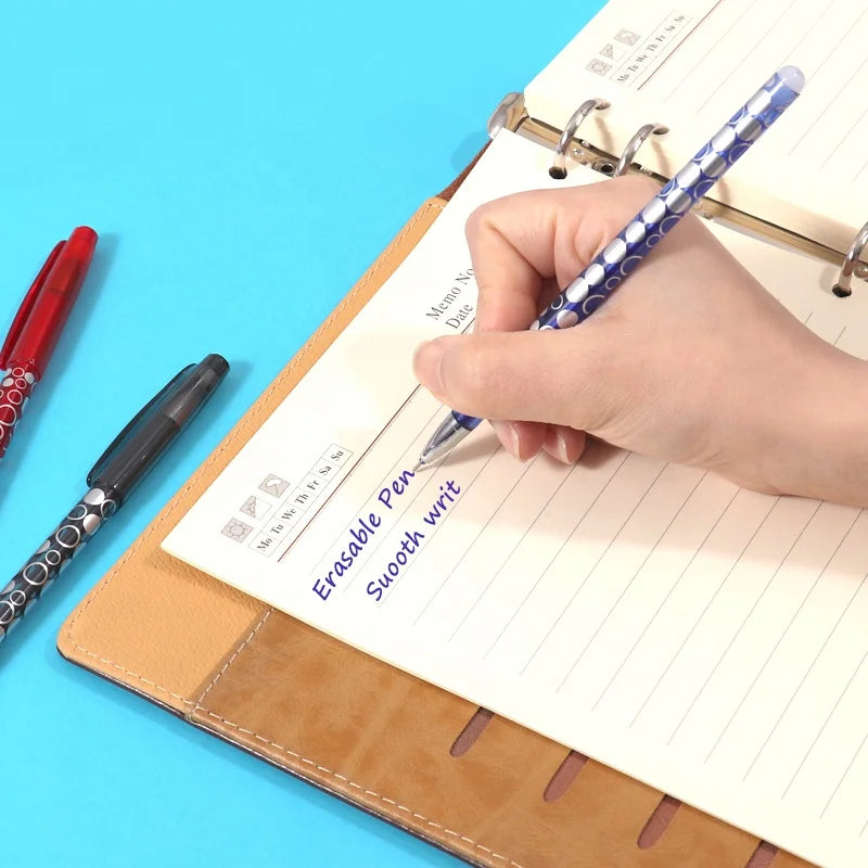 Erasable Gel Pens – Pack of 3 in Blue, Black and Red