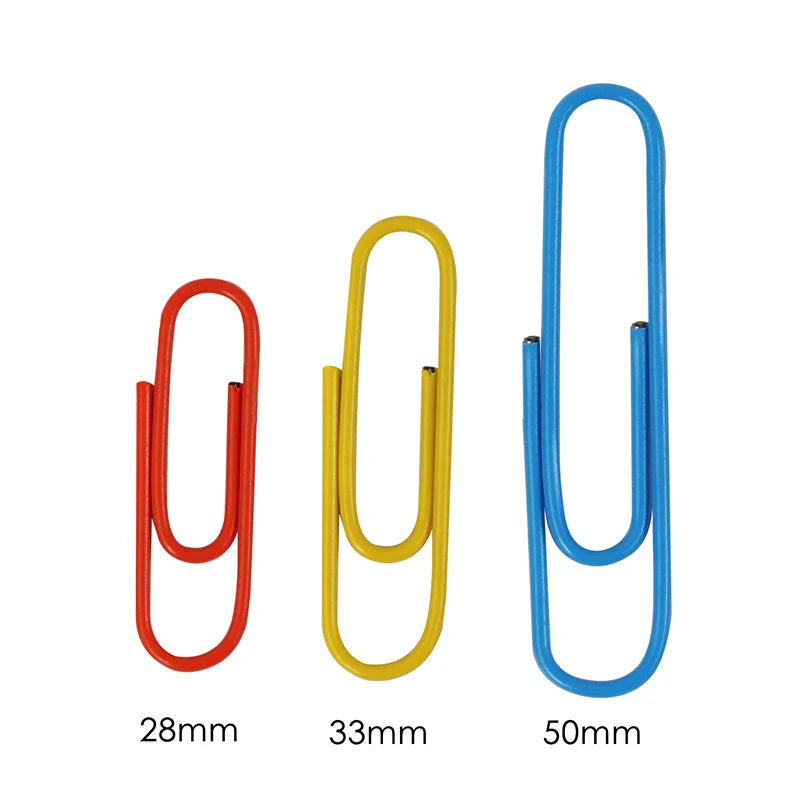 Colorful Office Plastic Paper Clips