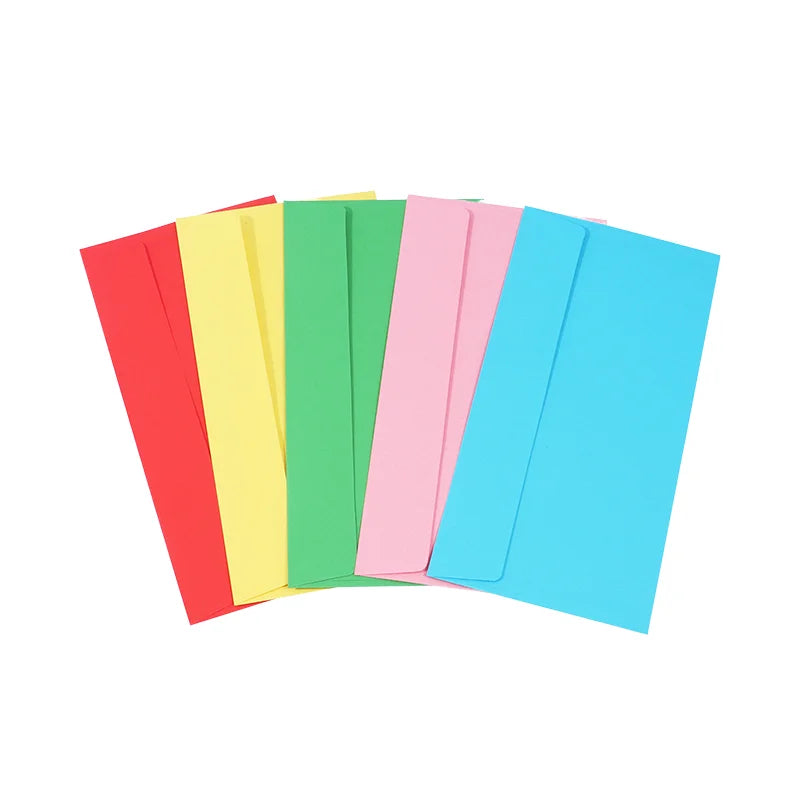 Coloured Peel and Seal Window Invitation Envelope 110 x 220mm