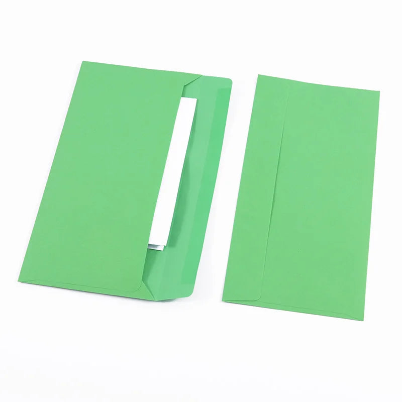 Coloured Peel and Seal Window Invitation Envelope 110 x 220mm