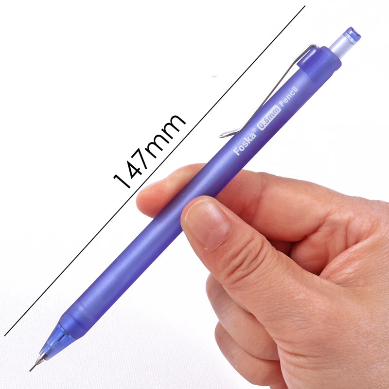 Plastic Click Mechanical Pencil with Metal Holder