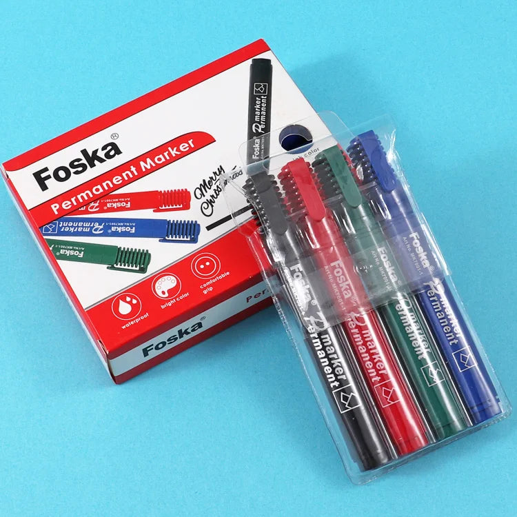 Bullet Tip Permanent Marker Set – 4 Pack