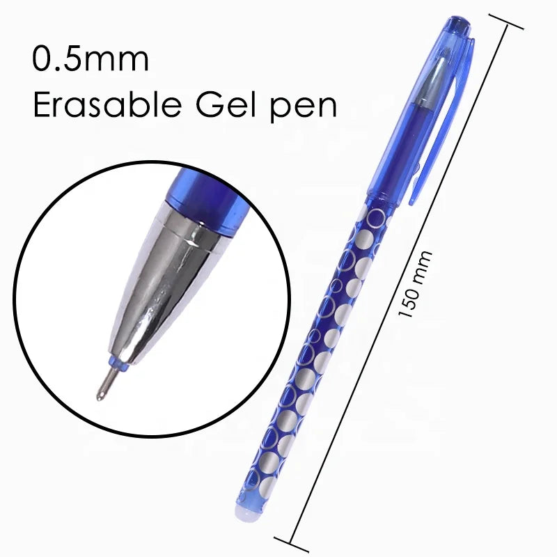 Erasable Gel Pens – Pack of 3 in Blue, Black and Red