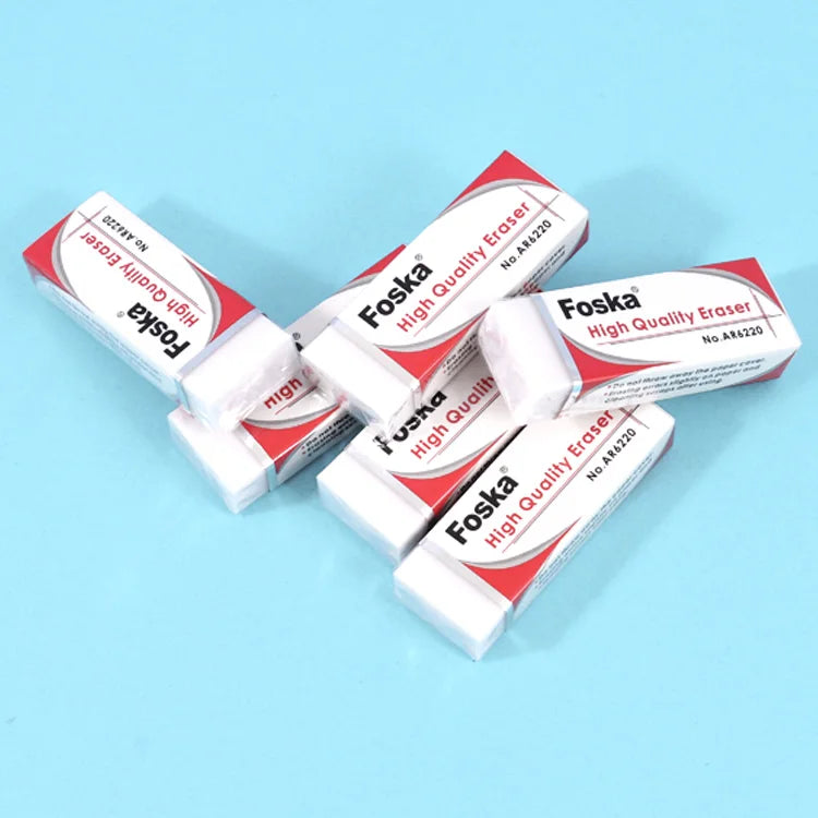 White Soft PVC Block Eraser